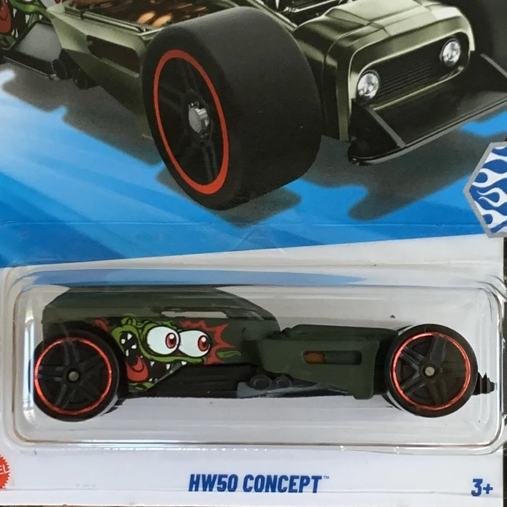 HW50 Concept Car Hot Wheels Rod Squad Frog Face HotRod Rod Racer Hotwheels 🆕2025